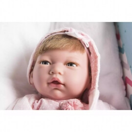 Μωρό Συλλεκτικό Reborn "Daniela" 38εκ με Φυσικά Μαλλιά & Αξεσουάρ - Guca (10215)