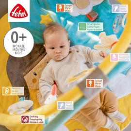 Βρεφικό 3D Χαλάκι-Γυμναστήριο Δραστηριοτήτων Αρκουδάκι Bruno - Fehn (060256)