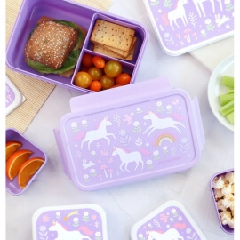Δοχείο Φαγητού Bento Lunch Box Unicorn Dreams - A Little Lovely Company (BBUDPU70)