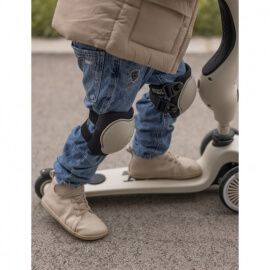 Scoot & Ride Προστατευτικός Εξοπλισμός 4 τμχ για Ποδήλατο/Πατίνι XXS -Ash (00017)