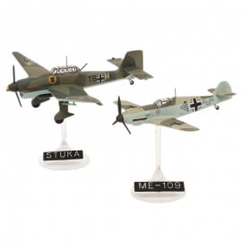 Σετ Πολεμικά Αεροπλάνα Messerschmitt Bf109E & Junkers Ju 87B Stuka 1/144 - Revell (03770)