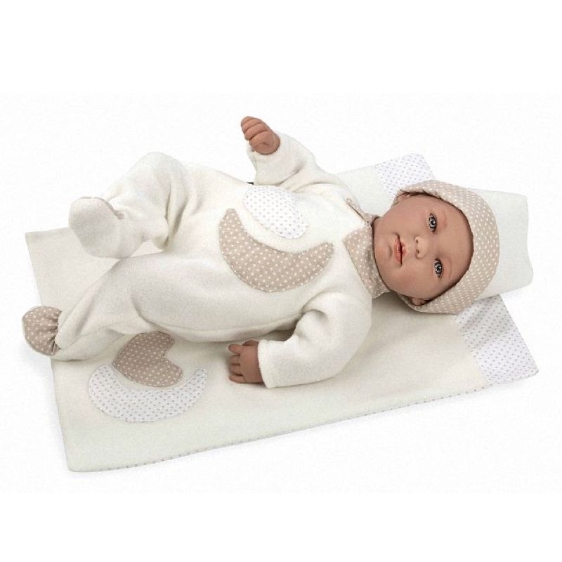 Μωρό με Ήχους και Κουβέρτα "Lois" Μπέζ 45 cmΜωρό με Ήχους και Κουβέρτα "Lois" Μπέζ 45 cm
