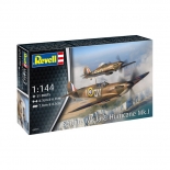 Σετ Πολεμικά Αεροπλάνα Suprmarine Spitfire Mk.Ia & Hawker Hurricane Mk.I  1/144 - Revell (03771)