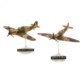 Σετ Πολεμικά Αεροπλάνα Suprmarine Spitfire Mk.Ia & Hawker Hurricane Mk.I  1/144 - Revell (03771)