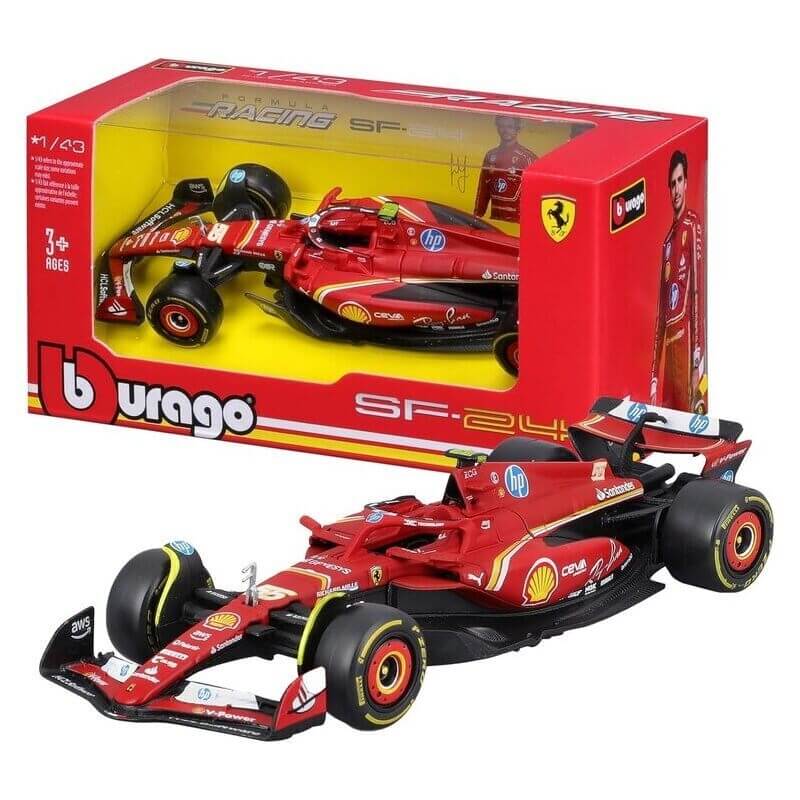 Bburago 1:43 Formula F1 Ferrari SF24 (36844FER)Bburago 1:43 Formula F1 Ferrari SF24 (36844FER) Bburago 1:43 Formula F1 Ferrari SF24 (36844FER)Bburago 1:43 Formula F1 Ferrari SF24 (36844FER)