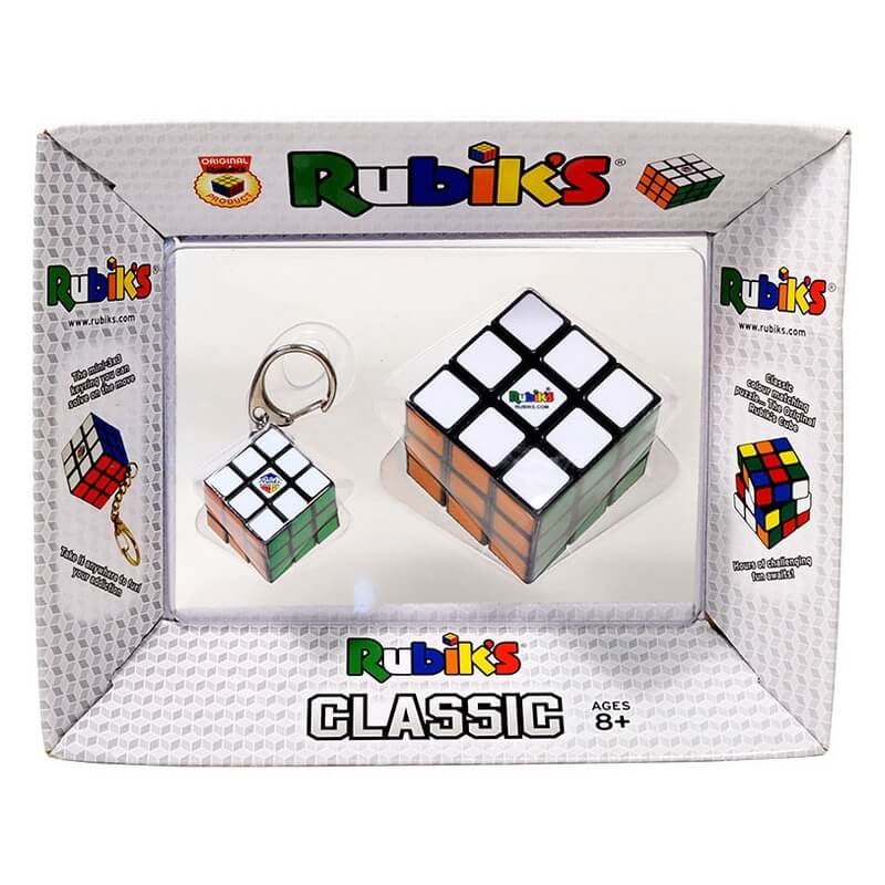 Σέτ Κύβος Rubik 3x3 και Μπρελόκ RubikΣέτ Κύβος Rubik 3x3 και Μπρελόκ Rubik