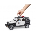 Bruder - Jeep Wrangler Αστυνομίας 4x4 με Φιγούρα, Φως & Ήχο (02526)