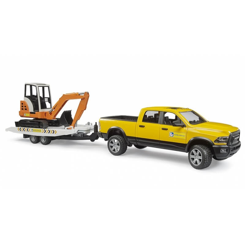 Bruder - RAM 2500 με Τρέιλερ & Εκσκαφέα (02546)Bruder - RAM 2500 με Τρέιλερ & Εκσκαφέα (02546)
