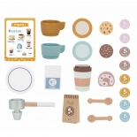 Ξύλινο Σετ Καφετιέρας Espresso με Αξεσουάρ  - Tooky Toy (TJ269)