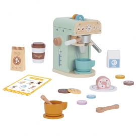Ξύλινο Σετ Καφετιέρας Espresso με Αξεσουάρ  - Tooky Toy (TJ269)