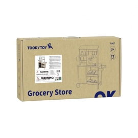 Ξύλινο Παντοπωλείο με Αξεσουάρ  - Tooky Toy (TJ427)