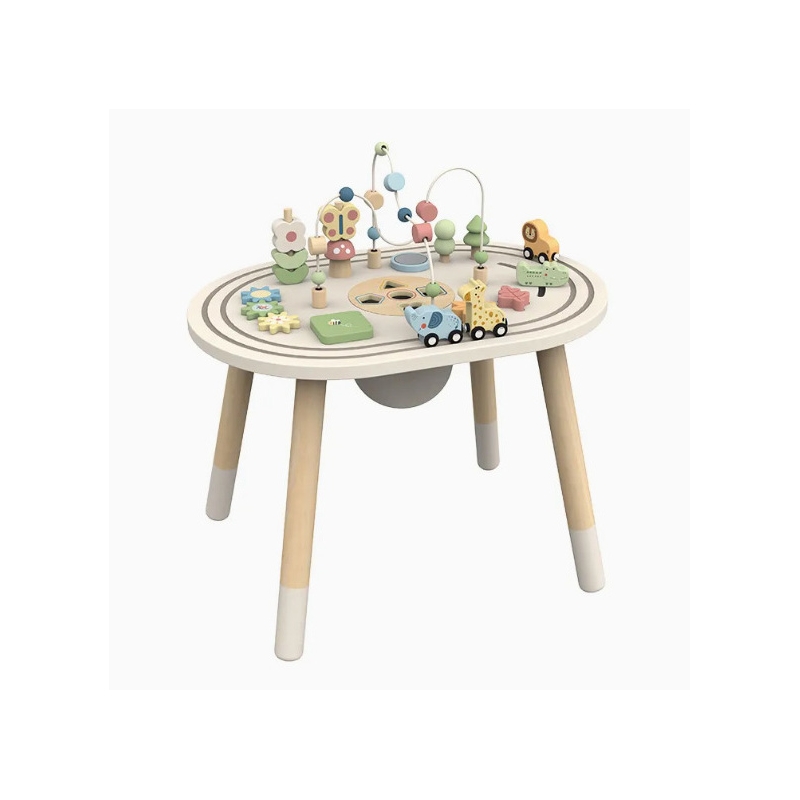 Ξύλινο Τραπέζι Δραστηριοτήτων - Tooky Toy (TJ789)Ξύλινο Τραπέζι Δραστηριοτήτων - Tooky Toy (TJ789)