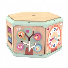 Ξύλινος Κύβος Δραστηριοτήτων 7σε1 - Tooky Toy (TK261N)
