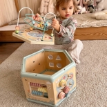 Ξύλινος Κύβος Δραστηριοτήτων 7σε1 - Tooky Toy (TK261N)