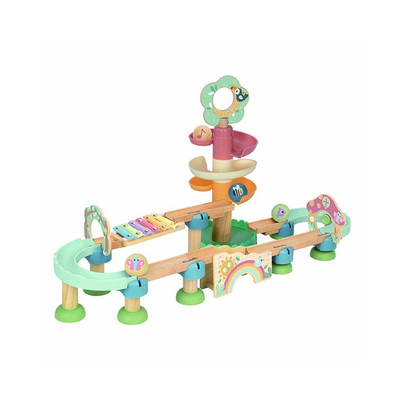 Ξύλινη Πίστα με Μπάλες - Tooky Toy (TK744N)