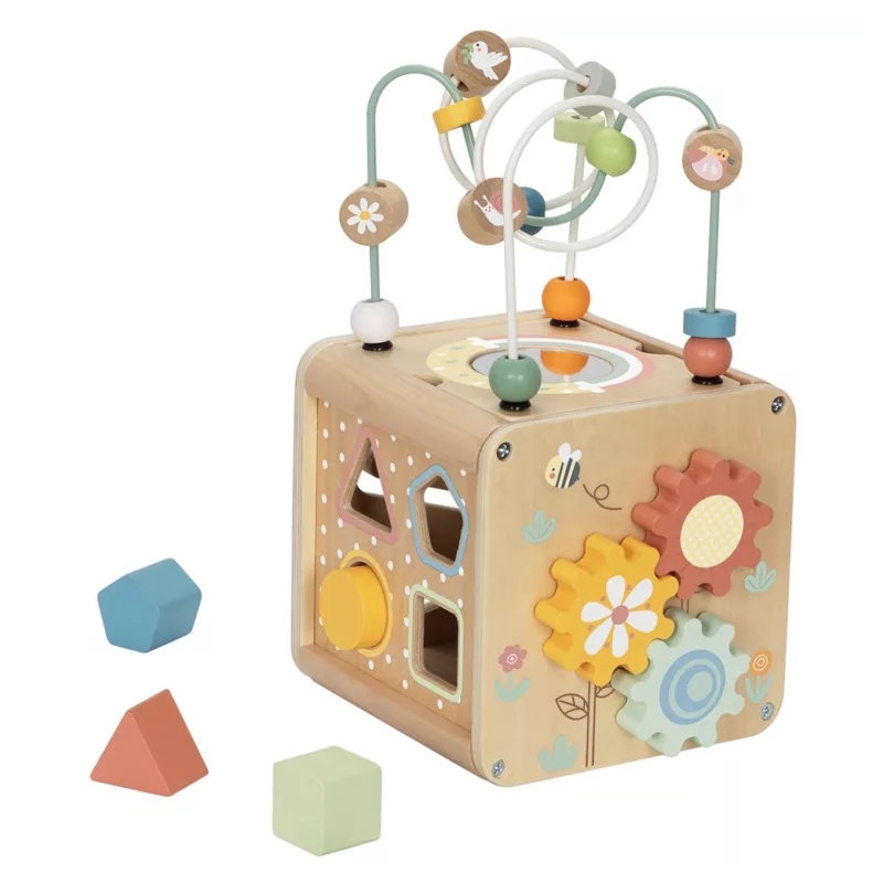Ξύλινος Κύβος Δραστηριοτήτων Forest Friends - Tooky Toy (TP382)Ξύλινος Κύβος Δραστηριοτήτων Forest Friends - Tooky Toy (TP382)
