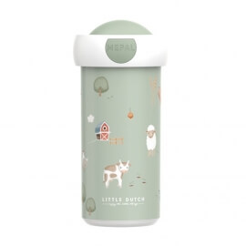 Στεγανό Ποτήρι με Καπάκι 300ml Little Farm - Little Dutch (107420065399)