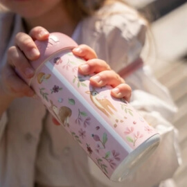 Στεγανό Ποτήρι με Καπάκι 300ml Fairy Garden - Little Dutch (107420065406)