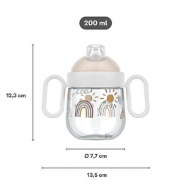 Εκπαιδευτικό Ποτηράκι με Χειρολαβές Mio 200ml Forest Friends - Little Dutch (108017065408)