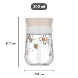 Εκπαιδευτικό Ποτηράκι Περιμετρικό Mio 300ml Fairy Garden - Little Dutch (108018565406)
