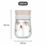 Εκπαιδευτικό Ποτηράκι Περιμετρικό Mio 300ml Forest Friends - Little Dutch (108018565408)