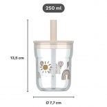 Παιδικό Ποτήρι με Καλαμάκι Mio 250ml Fairy Garden - Little Dutch (108023065406)