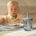 Παιδικό Ποτήρι με Καλαμάκι Mio 250ml Forest Friends - Little Dutch (108023065408)