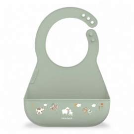 Σαλιάρα Σιλικόνης Mio Little Farm - Little Dutch (108034565399)