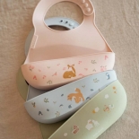 Σαλιάρα Σιλικόνης Mio Fairy Garden - Little Dutch (108034565406)