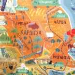 Χάρτης με Μαγνητικό Παζλ "Ταξιδεύοντας στην Ελλάδα" - Svoora (03017)