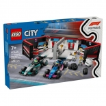 Lego City F1® Garage & Mercedes-Amg & Alpine Cars (60444)