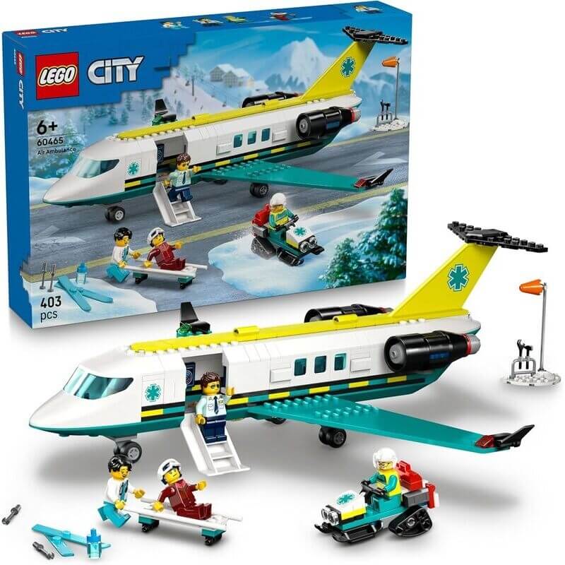 Lego City Emergency Air Ambulane Airplane (60465)Lego City Emergency Air Ambulane Airplane (60465)