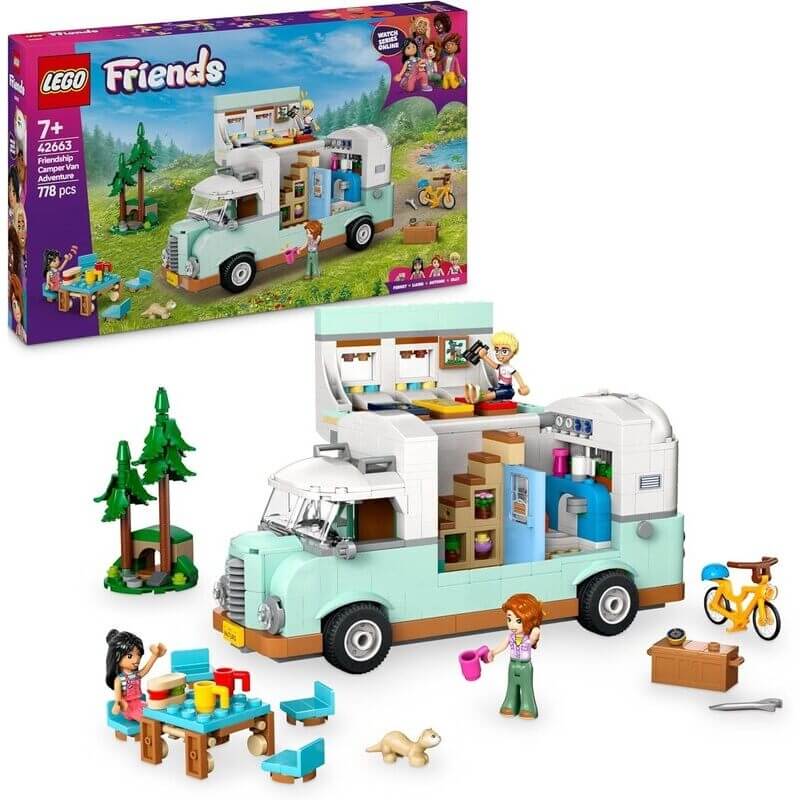 Lego Friends Περιπέτεια με το Τροχόσπιτο της Φιλίας (42663)Lego Friends Περιπέτεια με το Τροχόσπιτο της Φιλίας (42663)
