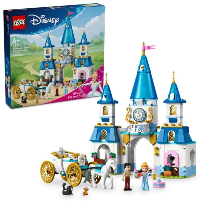 Lego Disney Κάστρο της Σταχτοπούτας & Άμαξα (43275)Lego Disney Κάστρο της Σταχτοπούτας & Άμαξα (43275)