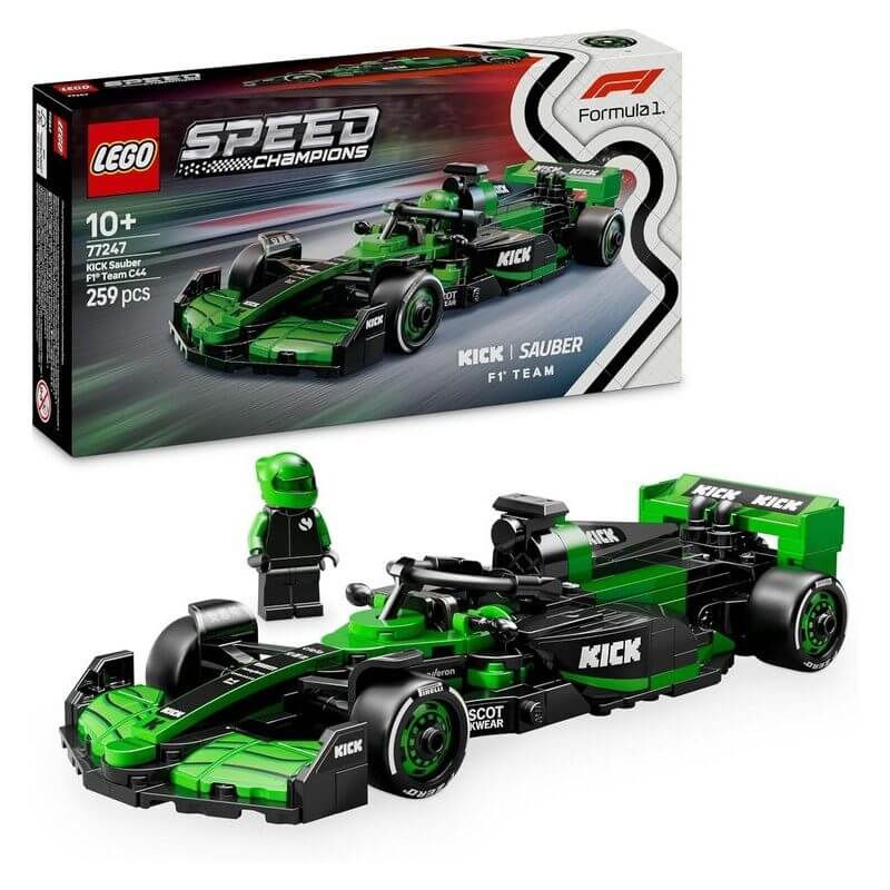 Lego Speed Champions Kick Sauber F1 Team C44 Race Car (77247)Lego Speed Champions Kick Sauber F1 Team C44 Race Car (77247)
