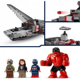 Lego Super Heroes Captain America vs. Red Hulk Battle (76292)
