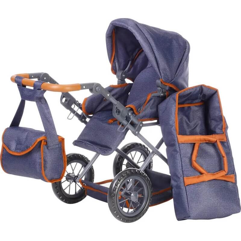 Καρότσι Κούκλας Ruby Dark Blue 2σε1  - Knorrtoys (63130)Καρότσι Κούκλας Ruby Dark Blue 2σε1  - Knorrtoys (63130)