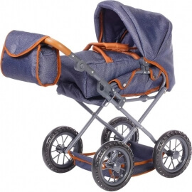 Καρότσι Κούκλας Ruby Dark Blue 2σε1  - Knorrtoys (63130)