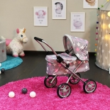 Καρότσι Κούκλας Mini Lili Star Grey Pink - Knorrtoys (63344)
