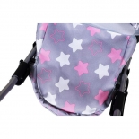 Καρότσι Κούκλας Mini Lili Star Grey Pink - Knorrtoys (63344)