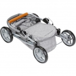 Καρότσι Κούκλας Mini Lili Star Grey Pink - Knorrtoys (63344)