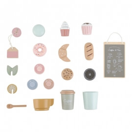 Ξύλινη Παιδική Καφετιέρα - Σετ Καφέ - Little Dutch (2508)