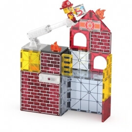 Magna-Tiles Μαγνητικό Παιχνίδι 50τμχ "Fire Station" (252050FS)