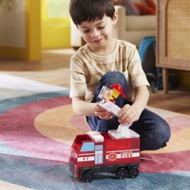 Magna-Tiles Μαγνητικό Παιχνίδι 50τμχ "Fire Station" (252050FS)