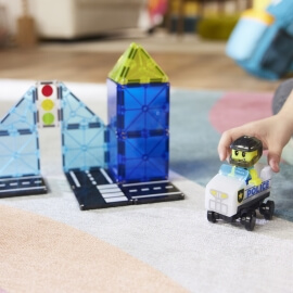 Magna-Tiles Μαγνητικό Παιχνίδι 20τμχ "Police Patrol" (252020PO)