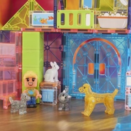 Magna-Tiles Μαγνητικό Παιχνίδι 50τμχ "Pet Playhouse" (252050PP)