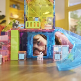 Magna-Tiles Μαγνητικό Παιχνίδι 50τμχ "Pet Playhouse" (252050PP)