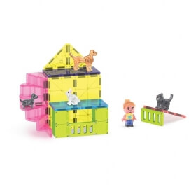 Magna-Tiles Μαγνητικό Παιχνίδι 50τμχ "Pet Playhouse" (252050PP)