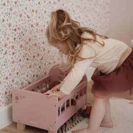 Ξύλινο Κρεβατάκι για Κούκλες - Little Dutch (2517) Ξύλινο Κρεβατάκι για Κούκλες - Little Dutch (2517)