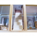 Ξύλινο Κουκλόσπιτο με Έπιπλα & Φωτισμό LED - Ikonka (ΚΧ6201)